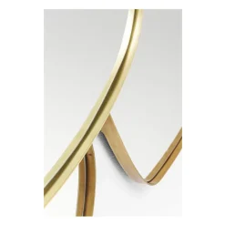 Organische retro spiegel goud - Kare Design Shapes