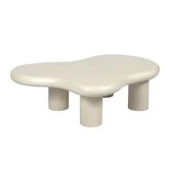 Organische salontafel creme wit - Bodio Cloud