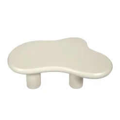 Organische salontafel creme wit - Bodio Cloud