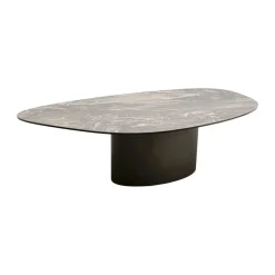 Organische salontafel keramiek - Kare Design Paso