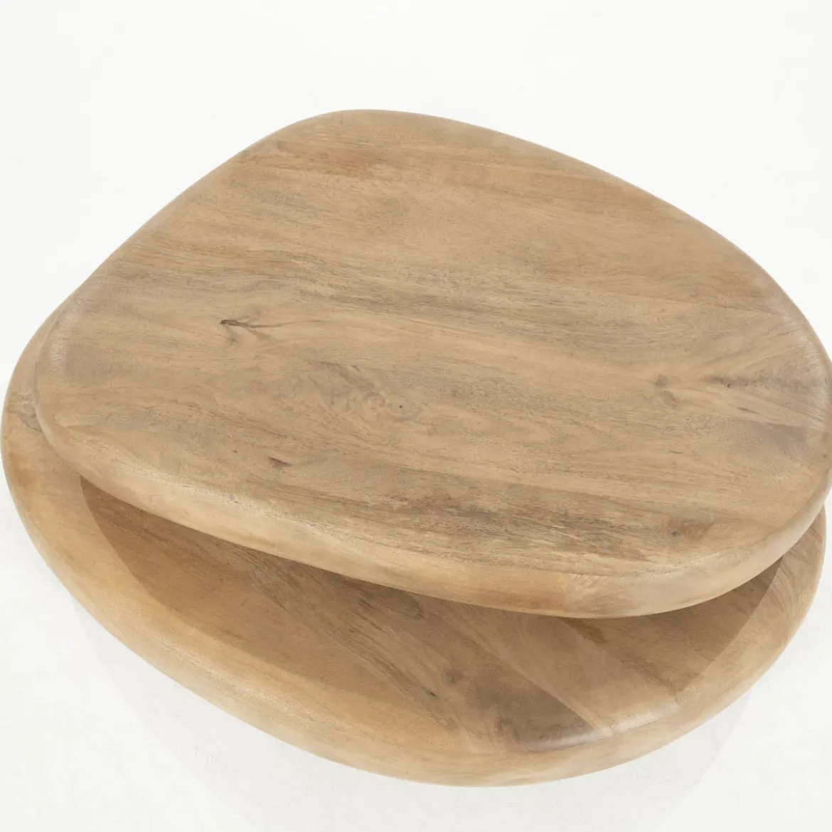 Organische salontafel met plateau - By-Boo Kabo