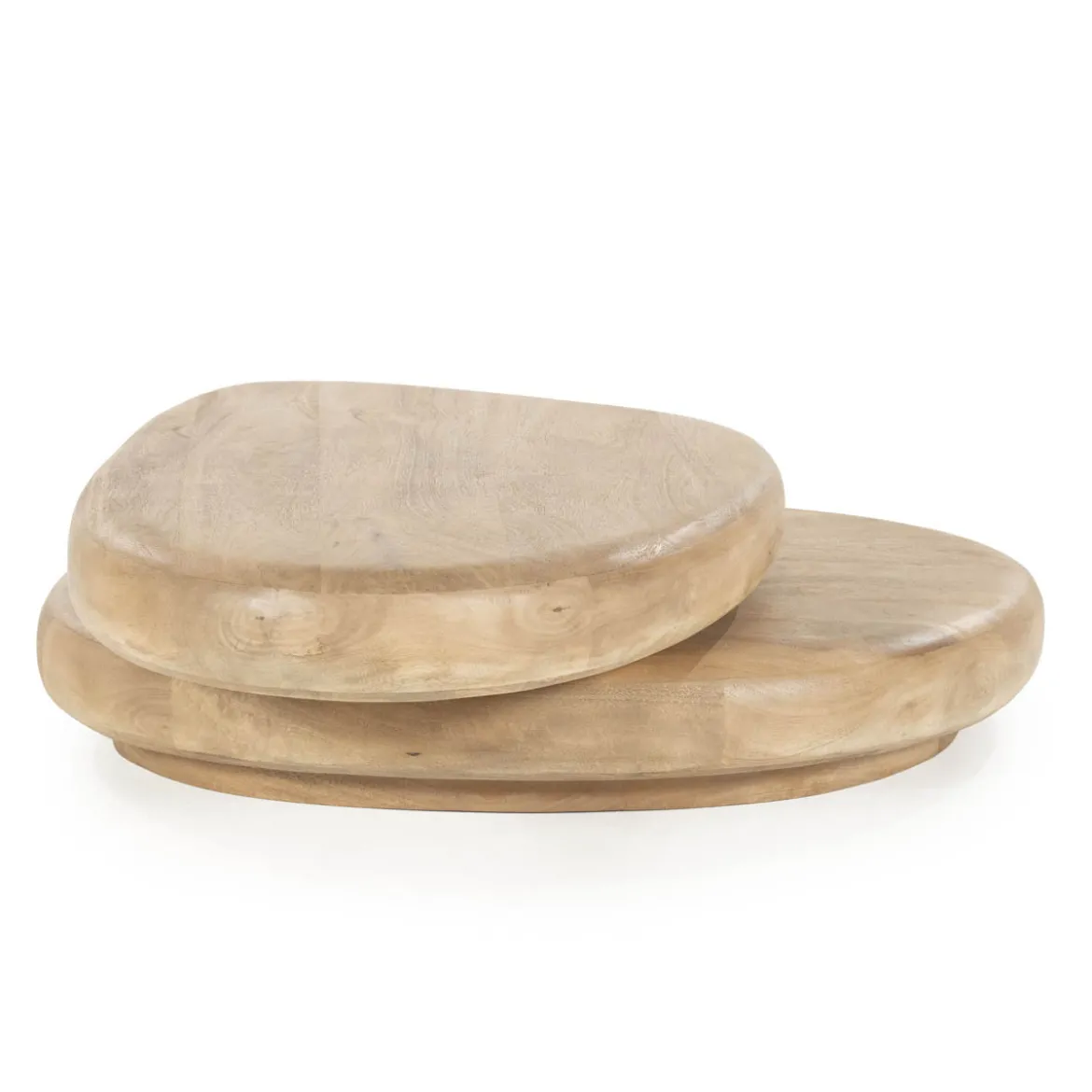 Organische salontafel met plateau - By-Boo Kabo