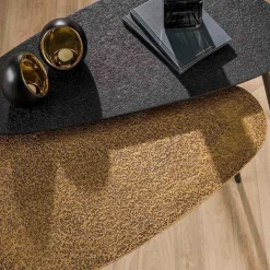 Organische salontafel set metallic - Giani Iron