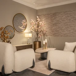 Organische salontafel travertine - Richmond Interiors Ritz