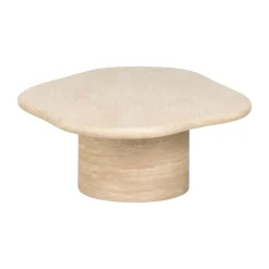 Organische salontafel travertin beige - Richmond Interiors Fictus