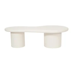 Organische salontafel wit - Bodio Atlas White