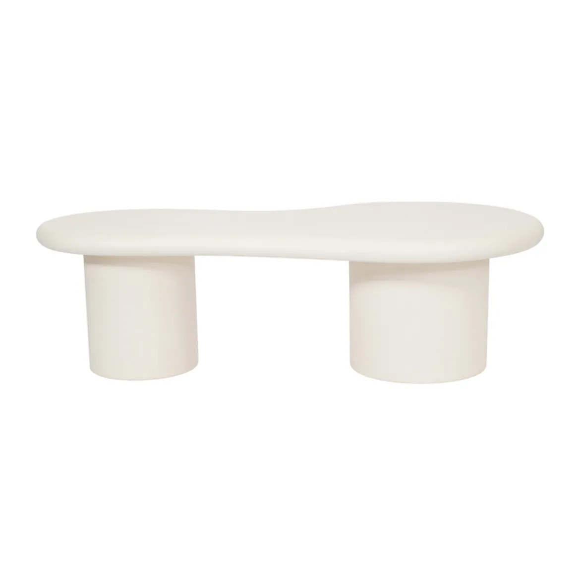 Organische salontafel wit - Bodio Atlas White