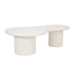 Organische salontafel wit - Bodio Atlas White