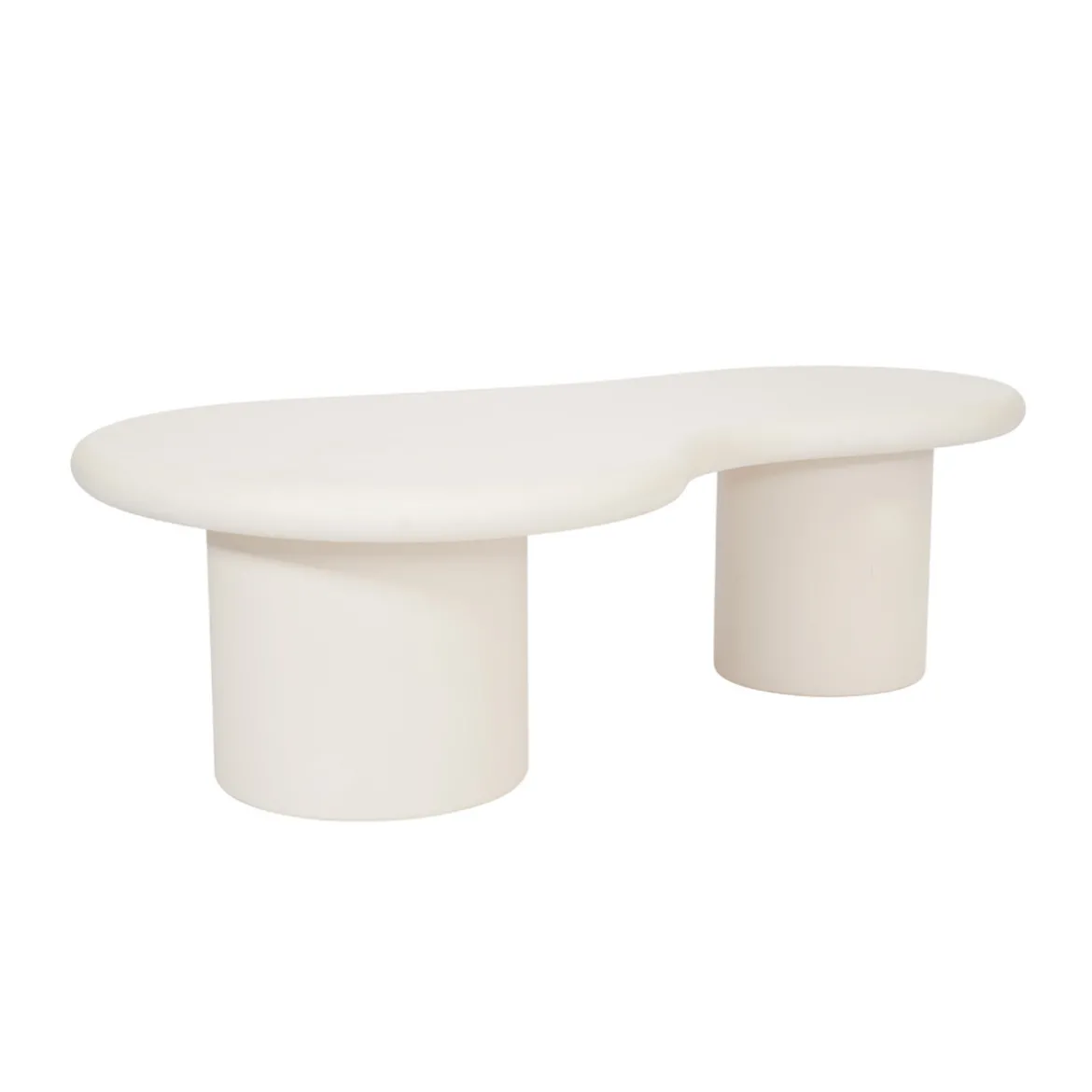 Organische salontafel wit - Bodio Atlas White