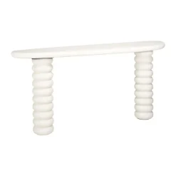 Organische sidetable wit - Richmond Interiors Bloomstone