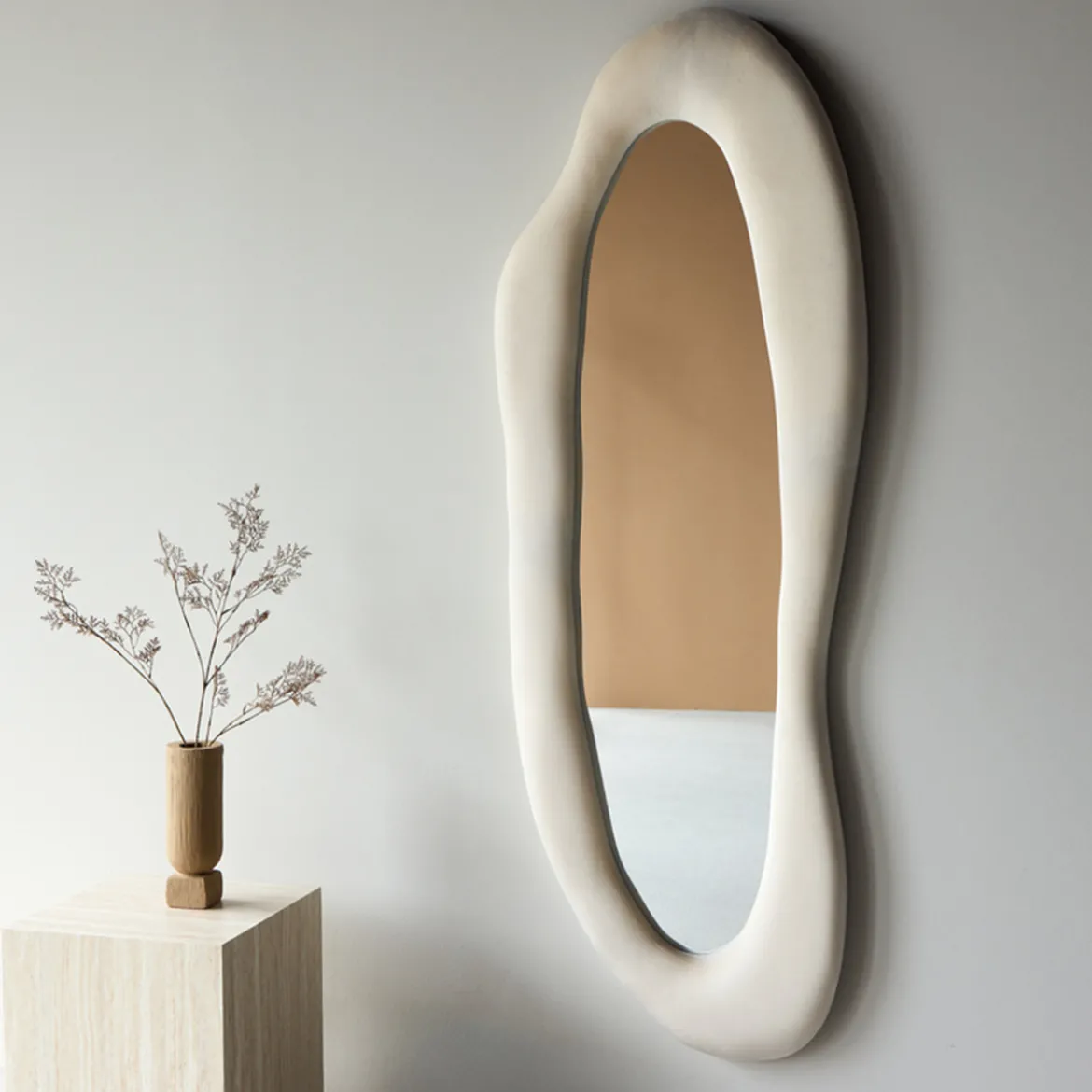 Organische spiegel beige - Lavis Louiseville