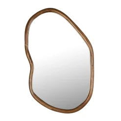 Organische spiegel hout - Dutchbone Ashley Walnut