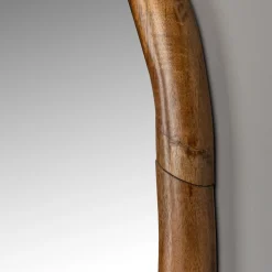 Organische spiegel hout - Dutchbone Ashley Walnut