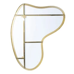 Organische spiegel messing - Kare Design Dali Brass