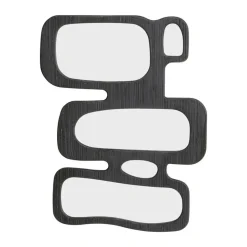 Organische spiegel zwart hout - Kare Design Art Shapes