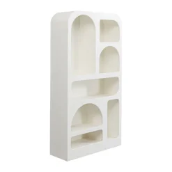 Organische vakkenkast Japandi wit - Kare Design Paco