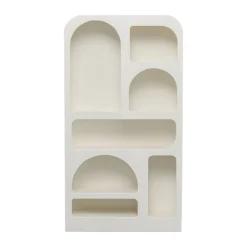 Organische vakkenkast Japandi wit - Kare Design Paco
