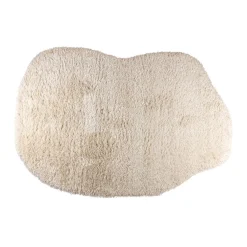 Organisch vloerkleed hoogpolig beige - Zuiver Tasty