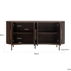 Ovaal dressoir - Richmond Interiors Luxor