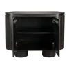 Ovaal dressoir zwart hout - Dutchbone Kenji