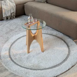 Ovaal vloerkleed beige - Zuiver Spark