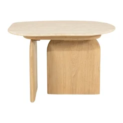 Ovale bijzettafel travertin - Eleonora Lova