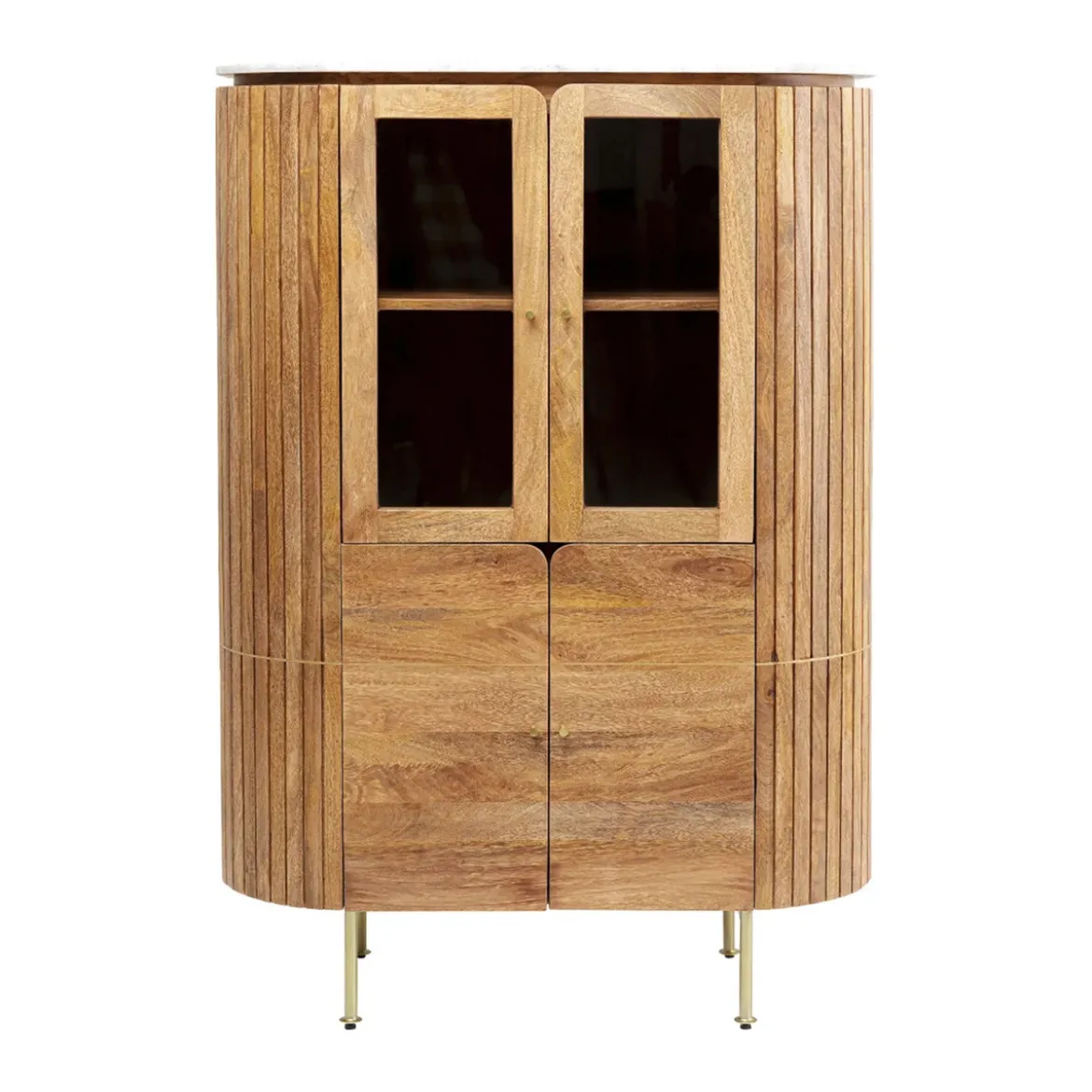 Ovale buffetkast mangohout - Kare Design Grace