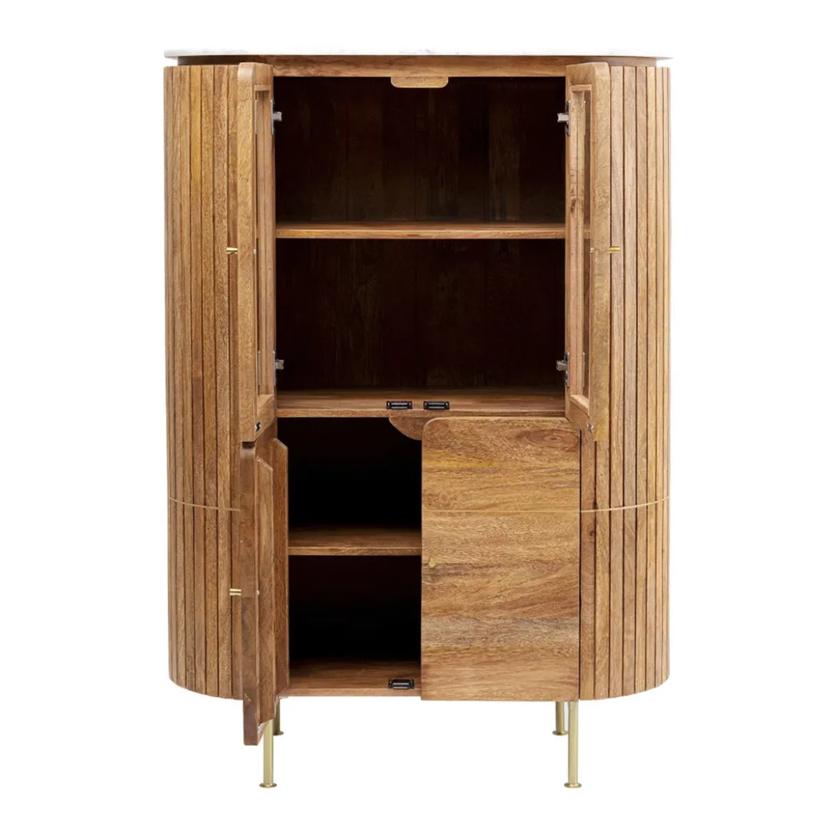 Ovale buffetkast mangohout - Kare Design Grace