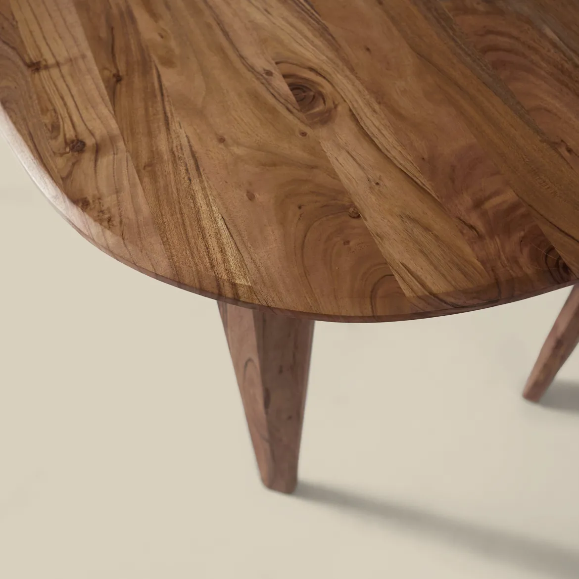 Ovale eettafel acacia hout naturel - Bodio Lorna