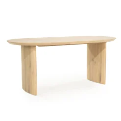 Ovale eettafel eikenhout - Eleonora Dex