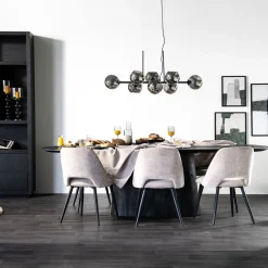 Ovale eettafel mangohout - Eleonora Aron