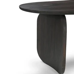 Ovale eettafel met gebogen poot - Bodio Mingle