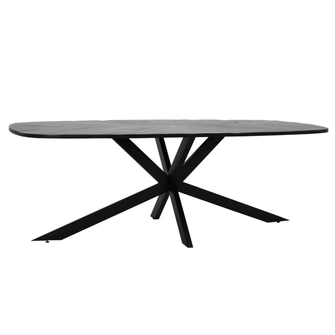 Ovale eettafel zwart mango - Tower Living Silvi