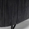 Ovale kast zwart met wit marmer - Kare Design Glenn