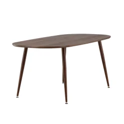 Ovale minimalistische houten eettafel - Lavis Sanford