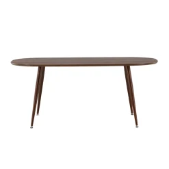 Ovale minimalistische houten eettafel - Lavis Sanford