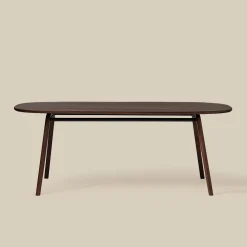Ovalen mango houten eettafel - Bodio Porto