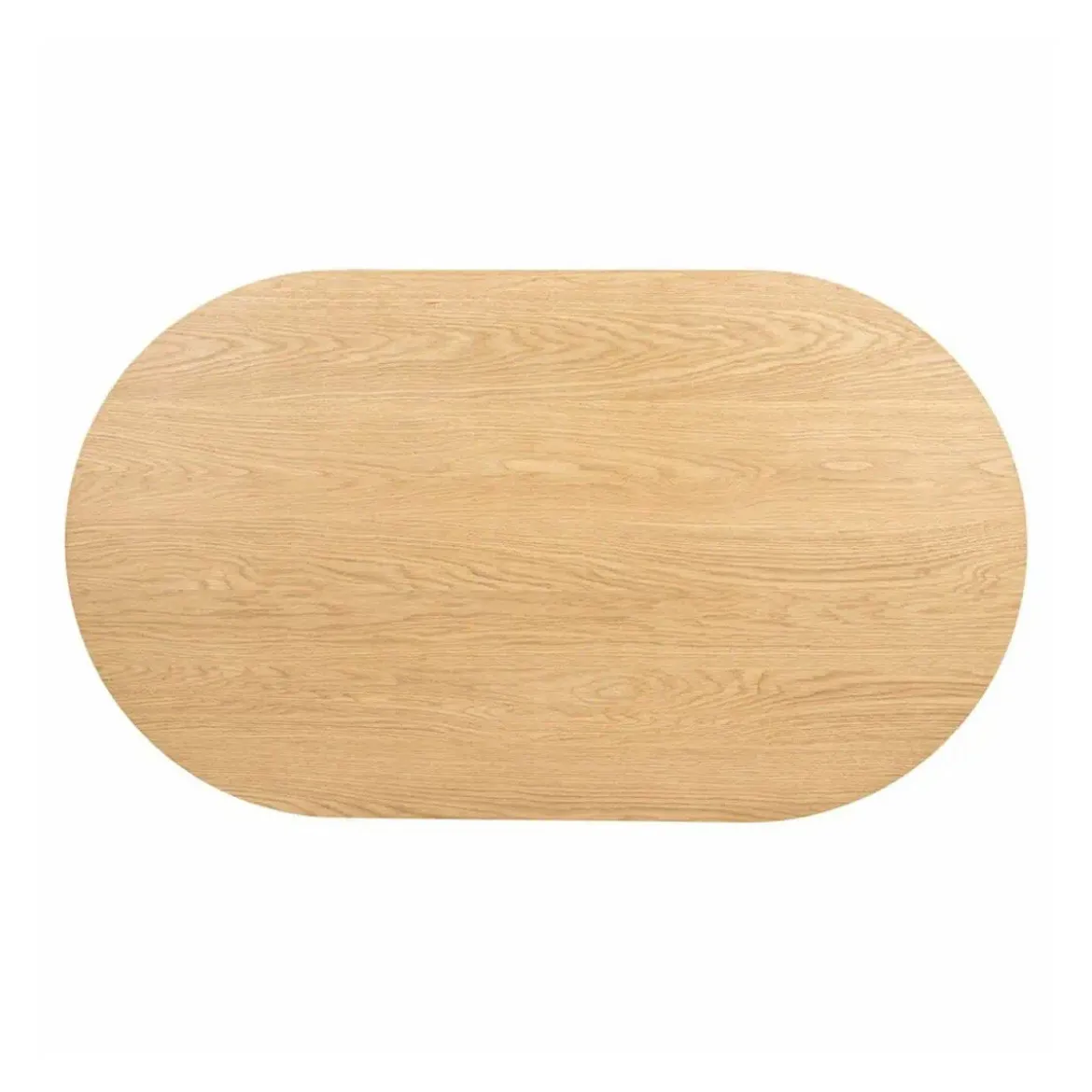 Ovale salontafel eiken met ribbels - Richmond Interiors Belfort