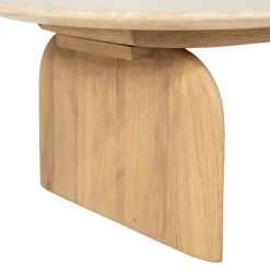 Ovale salontafel travertin - Eleonora Lova