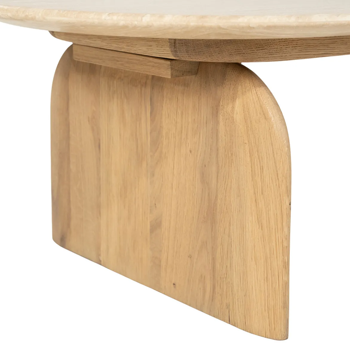 Ovale salontafel travertin - Eleonora Lova