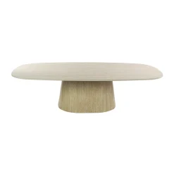 Ovale salontafel travertin - Giani Centro