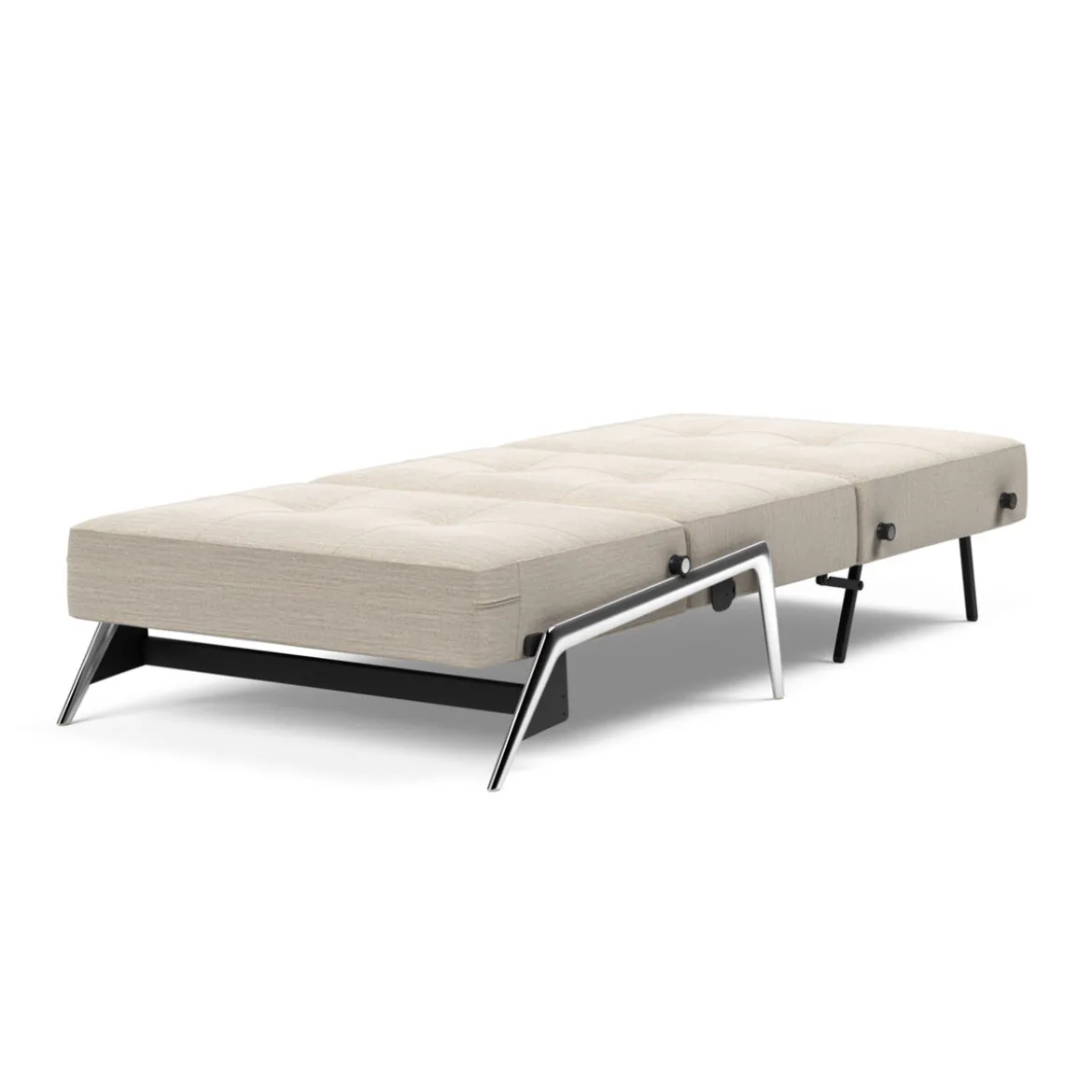 1-persoons slaapbank 90 - Innovation Living Cubed 90 Aluminium