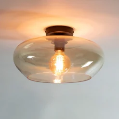 Plafondlamp gekleurd glas - Santa Elevate