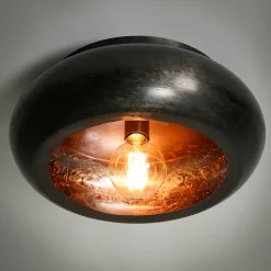 Plafondlamp zwart metaal - Santa Sky