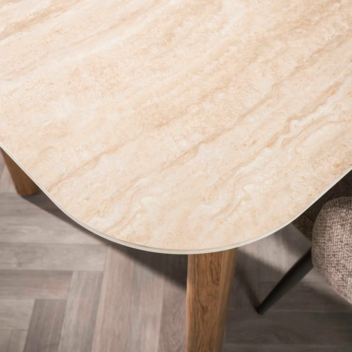 Rechthoekige eettafel met ronde hoeken - Giani Romano