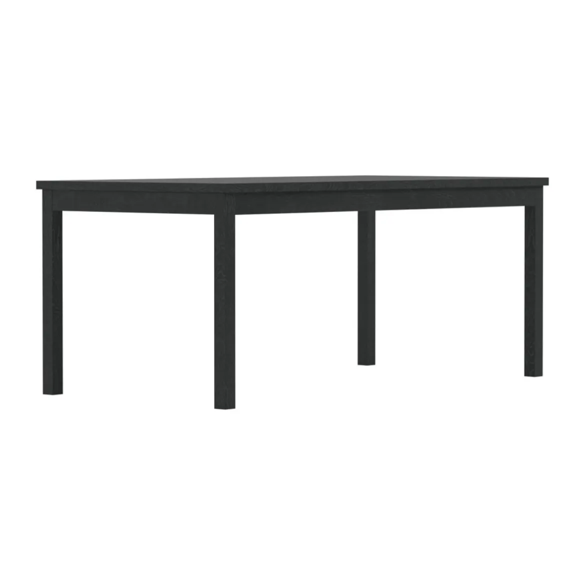 Rechthoekige eettafel zwart teak - Lavis Kenya