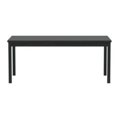 Rechthoekige eettafel zwart teak - Lavis Kenya