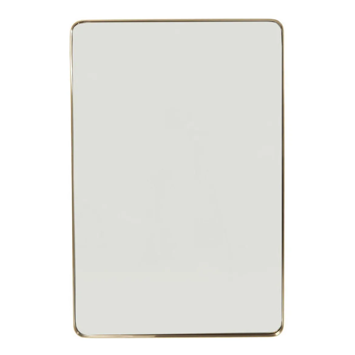 Rechthoekige spiegel messing 120 cm - Kare Design Curve