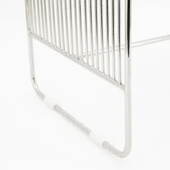 Retro bijzettafel zilver - By-Boo WireWorks