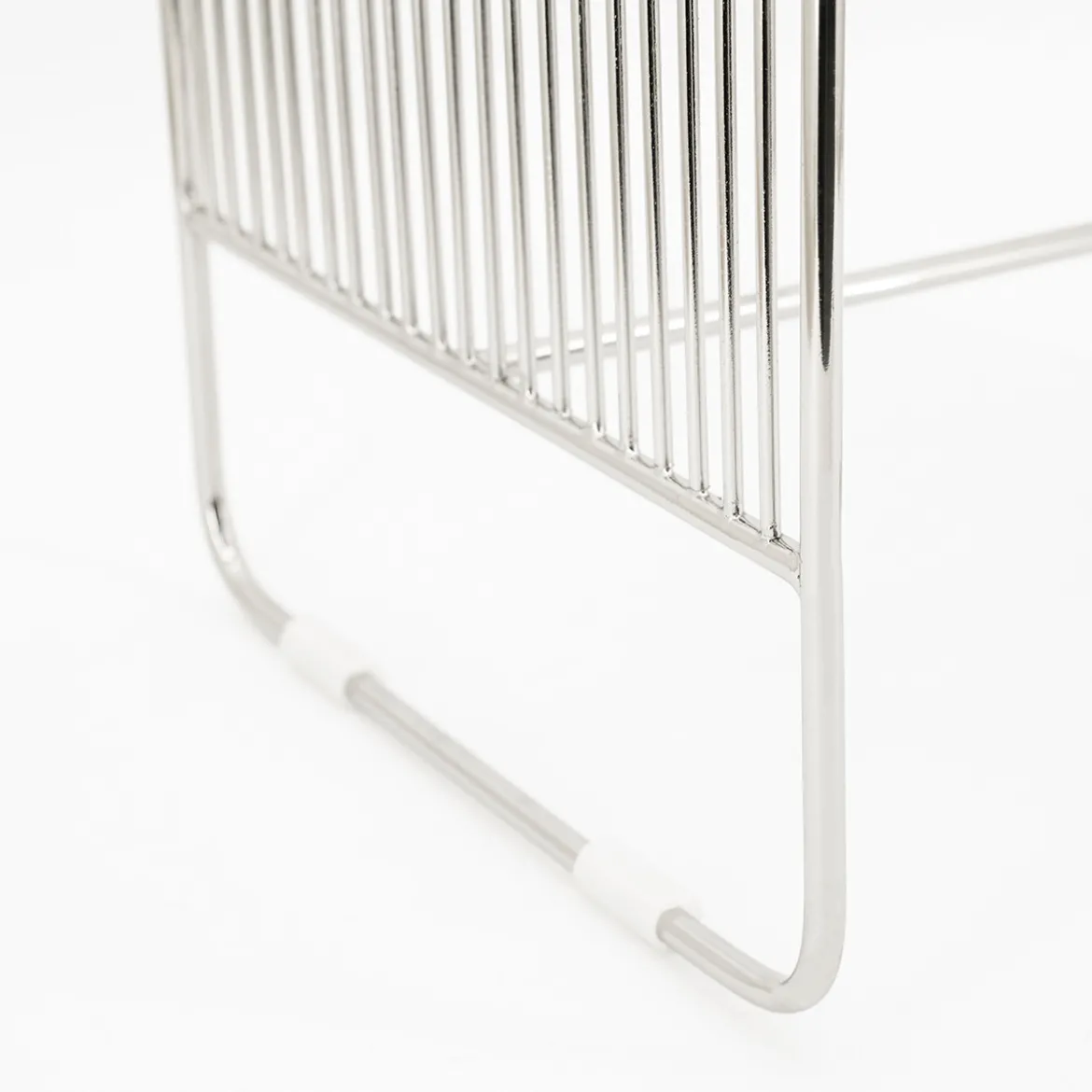 Retro bijzettafel zilver - By-Boo WireWorks